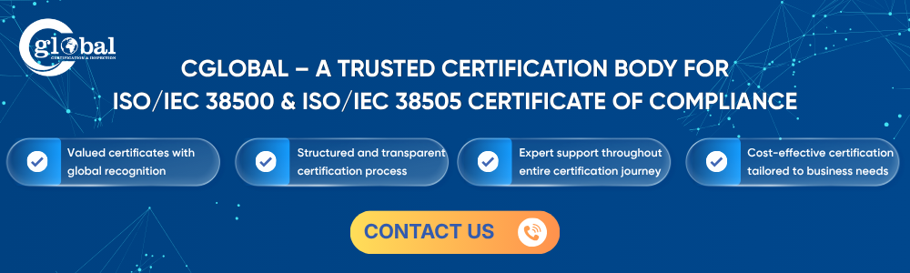 CGLOBAL services for ISO 38500